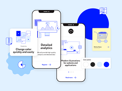 Proline app crm design figma illustration illustrations illustrations／ui illustrator interface mobile pack vector website