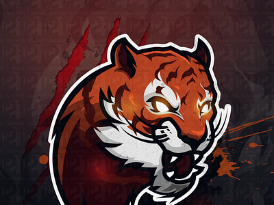 Tiger mascot illustration logo mascot mascotlogo tiger