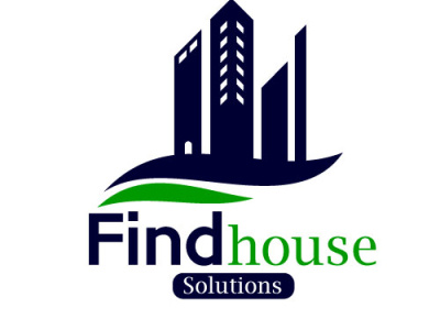 FindHouseSolutions brand branding illustration logo logotype real estate real estate logo