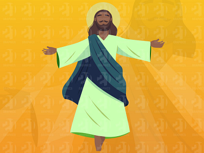 Ascension ascension catholic illustration illustrator jesus jesus christ