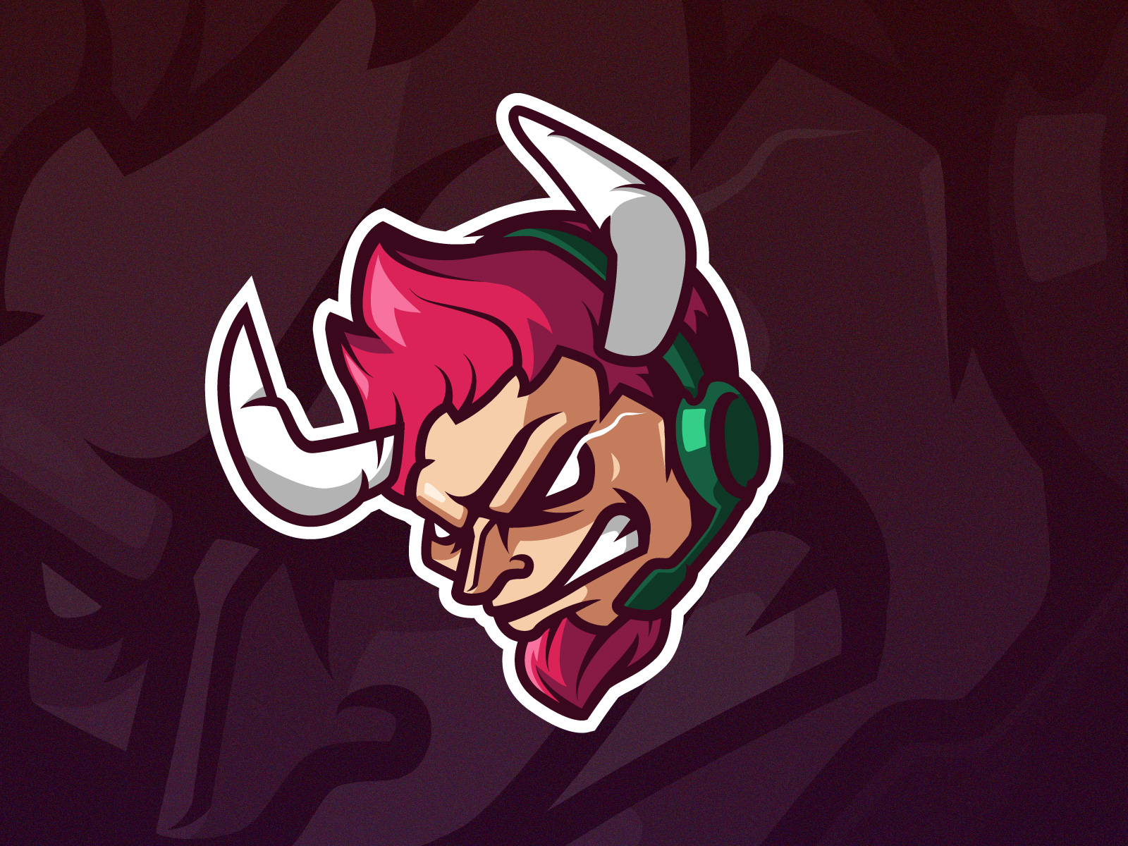 Cow Gamer by 21Graphics on Dribbble