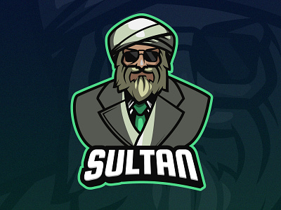Sultan arabic logo esport esport logo esportlogo esports gaming illustrator logo mascot mascot design vector