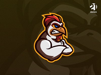 Rooster Mascot chicken coq design esport esportlogo esports illustration logo masco mascot mascotlogo rooster vector