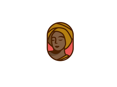 African Lady 21 africa branding design illustration lady logo mascot ui vector woman