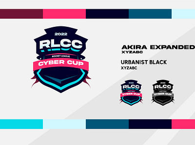 Rocket League Cyber Cup esport illustration logo vector