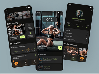 Android fitness app