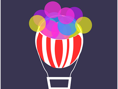 whoosh hot air baloon balon daily logo logo design
