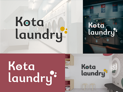 Kota laundry logo design