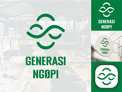 Generasi Ngopi Logo design branding business coffee coffee shop design freelance graphic design logo logo design