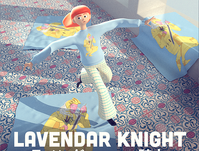 Lavendar Knight 3d animation branding design fashion fashion brand fashion design fashion illustration illustration illustrator