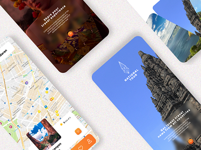 Mobile app design National Tour designapp designapptravel mobileapp ui ux