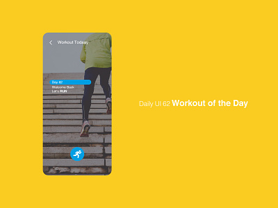 Daily UI 62/100 - Workout of the Day app dailyui dailyuichallenge design mobile ui ux web website workout workout app