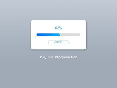 Daily UI 86/100 - Progress Bar app dailyui dailyuichallenge design mobile progress progressbar ui ux web website