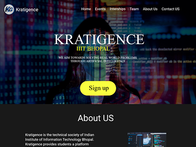 Kratigence Redesign