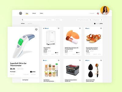 Shopping Ui Refresh branding ui ux uidesign uiux