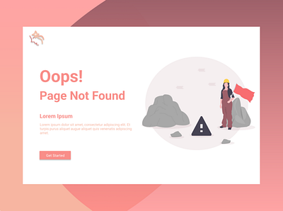 404 Page Not found 3d animation branding graphic design logo motion graphics ui