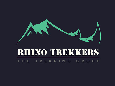 Rhino Trekkers (Trekkers group logo design)