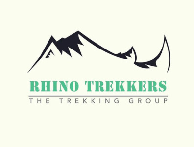 Rhino Trekkers (Trekkers group logo design ) branding design graphic design icon illustration illustrator logo photoshop typography vector