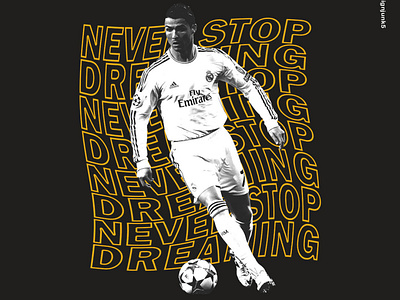 Cristiano Ronaldo poster design art branding design graphic design illustration photoshop vector