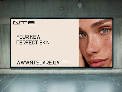 NTS skincare. Branding. branding clean design logo minimal promo typography ui ux