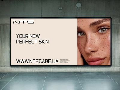 NTS skincare. Branding.