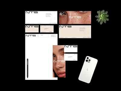 NTS skincare. Branding branding clean design identity identity branding identity design logo minimal promo typography