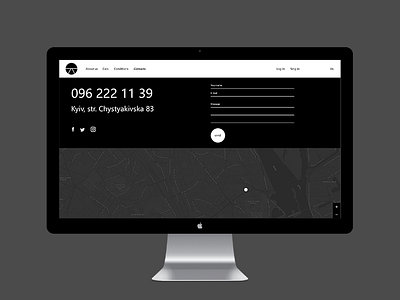 Auto LUX black desktop fullscreen minimal minimalism motion promo pure site ui ux web