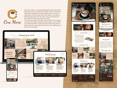 UI Design - One More Coffee Shop