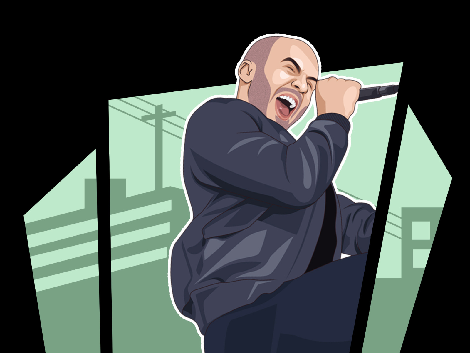 Vector or cartoon portrait with GTA style by ojik atscik on Dribbble