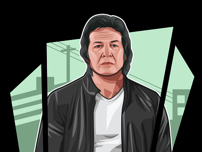 Vector or cartoon portrait with GTA style