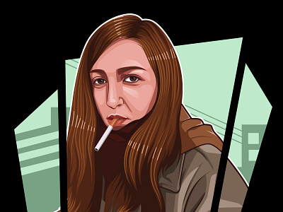 Vector or cartoon portrait avatar