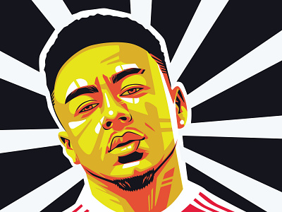 Lingard pop art portrait