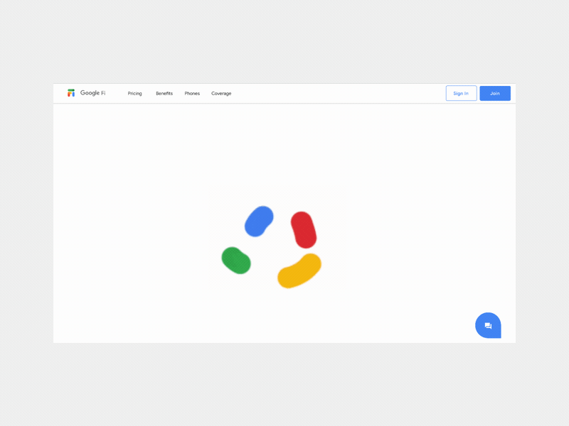 Google Fi: Process Study animation branding concepting google google fi motion motion design project fi ui uiux website