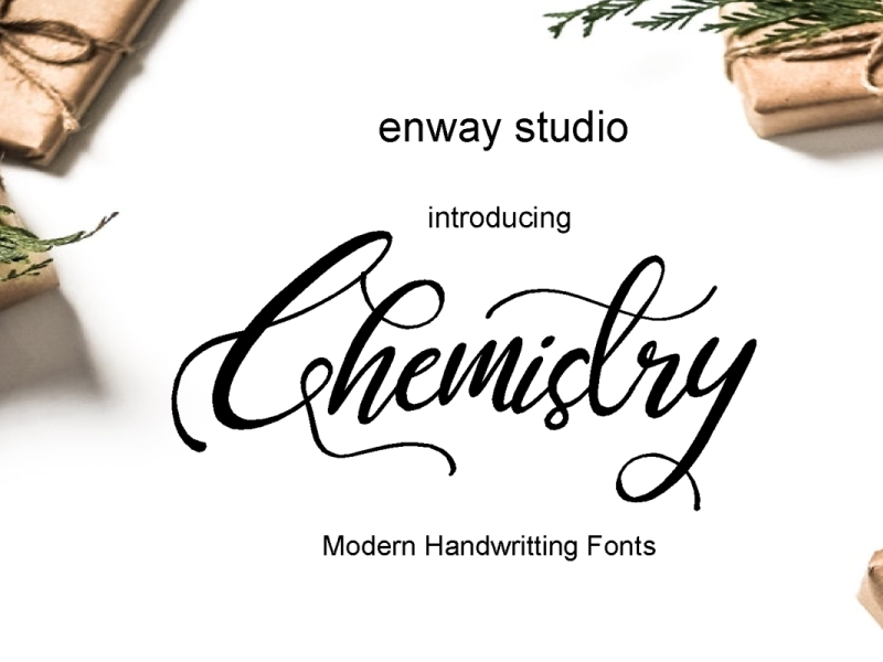 chemistry assignment font