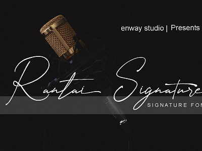 Rantai Signature Fonts