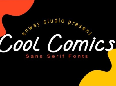 Cool Comics Display Font advertising brand design branding calligraphy calligraphy font comic comic font comics design display display font font logo sans serif signature fonts typography