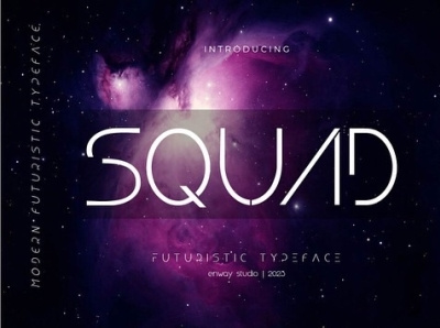 Squad Modern Sans Serif bold font branding font futuristic futuristic font logotype modern font modern sans serif font otf sans serif font sci fi sci fi font startup stylish stylish font technology type design typeface typography wordmark