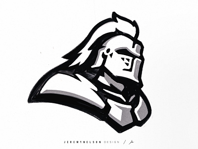 Knights | Mascot Logo Concept athletics branding concept design design drawing esports icon identity illustration knight logo mascot procreate sketch sports design sports logo