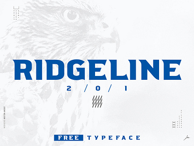 Ridgeline 201  |  FREE FONT  |  Spike-Serif Display Typeface