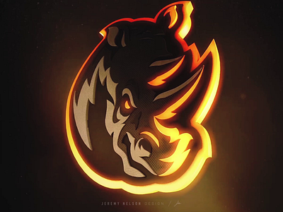 Rampage | Logo Reveal Animation ae aftereffects athletics branding c4d cinema4d design esports football icon identity illustration logo mascot mascot logo mograph motion design sports design sports logo vector