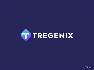 T Letter Mark - Tregenix Logo Design