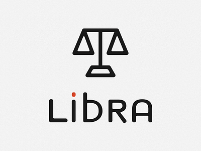 Logo Design "Libra inc." balance libra logo round