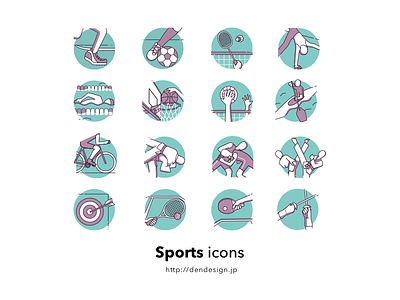 Sports icons icon illustration olympic sports
