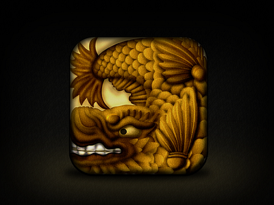 iShachihoko fish gold icon japan shachihoko shade tiger traditional