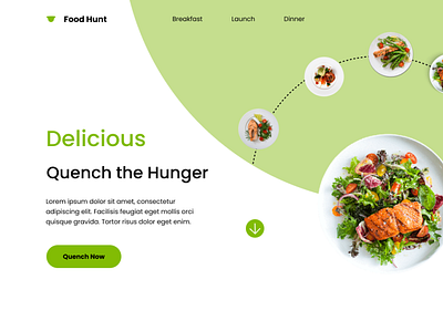 Food App app design graphic design illustration ui ux