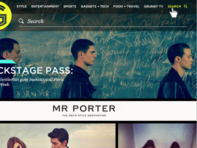 Grungy Gentleman Site Design