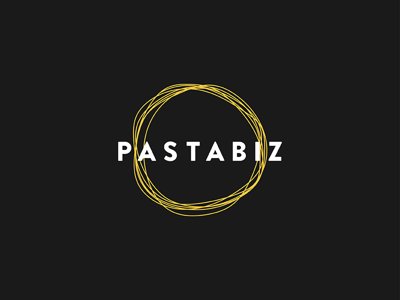 Pastabiz Logo brand identity logo branding pasta