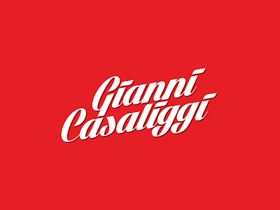 Gianni Casaliggi Logotype brand identity branding logo logotype pasta