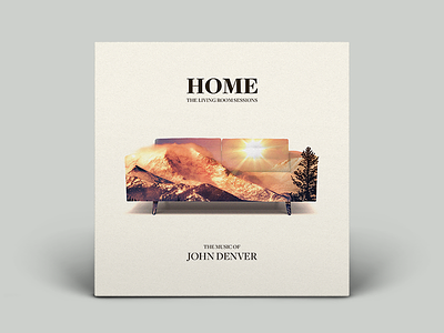 Home - The Living Room Sessions Album Art album cd couch john denver rocky mountains sofa vinyl