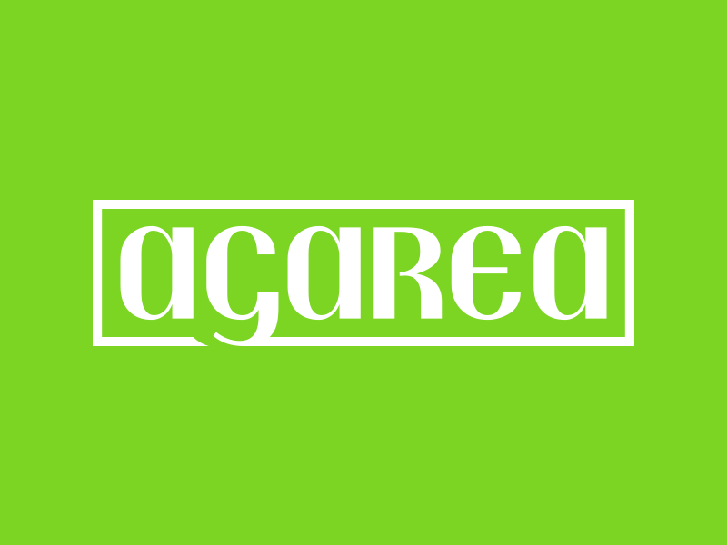 Agarea Market Logo organic food market farmers market logotype branding logo brand identity
